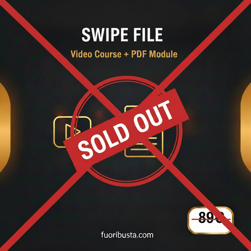 Swipe File Video Course Sold Out